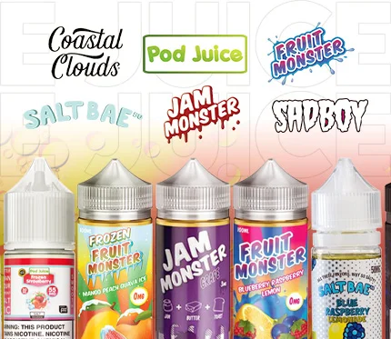 Mobile Banner for E-Liquid Vape Products – Crown Distro