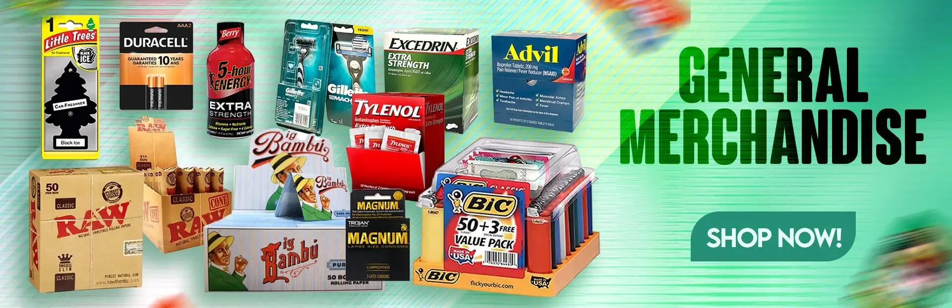 General Merchandise Website Banner – Crown Distro