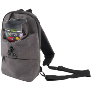 OOZE TRAVELER SERIES SMELL PROOF CROSSBODY - SMOKE GRAY