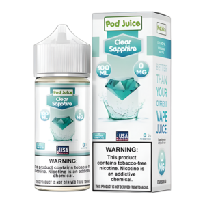 POD JUICE CLEAR SAPPHIRE 0MG - 100ML