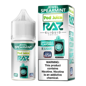 RAZ X POD JUICE JEWEL SPEARMINT 55MG - 30ML
