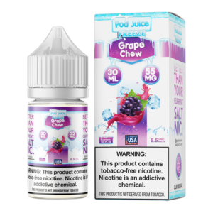 POD JUICE GRAPE CHEW FREEZE 55MG - 30ML