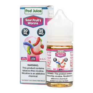 POD JUICE SOUR FRUITY WORMS 35MG - 30ML