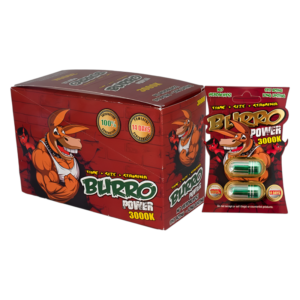 HS BURRO POWER PILLS 3000K 2PACK 24 COUNT