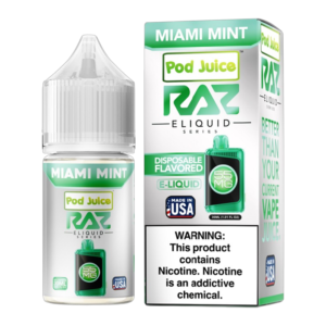 RAZ X POD JUICE MIAMI MINT 35MG - 30ML