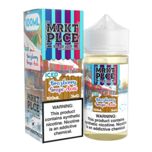 MARKET PLACE ICED BRAZBERRY GRAPE ACI 0MG 100ML
