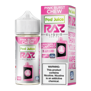 RAZ X POD JUICE PINK BRUST CHEW 6MG - 100ML