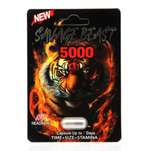 HS SAVAGE BEAST 5000MG (24CT)