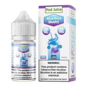 POD JUICE BLUE RAZZ SLUSHY 55MG - 30ML