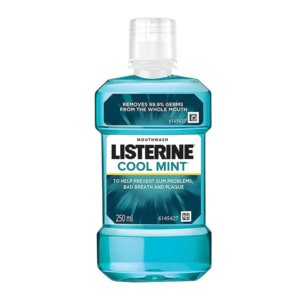 Cool Mint Mouthwash 250ml by Listerine – distributed by Crown Distro