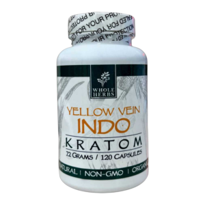 WHOLE HERBS YELLOW VEIN INDO 120CT CAP