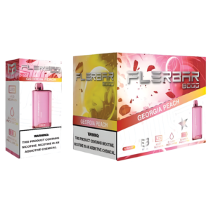 FLERBAR 8000PUFF DISPOSABLE GEORGIA PEACH - PACK OF 10