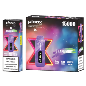PLOOX LUXPODZ 15000PUFF DISPOSABLE GRAPE MINT - PACK OF 5