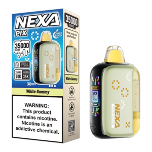 NEXA PIX DISPOSABLE 35K 5CT WHITE GUMMY
