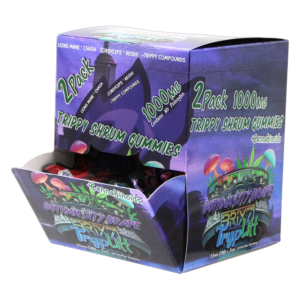 BRIXZ TRYPLITT 2PK 1000MG MUSHROOM GUMMIES GOTHAM CITY GRAPE (30 CT)