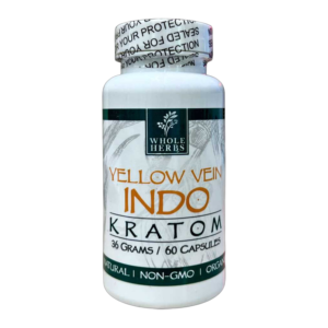 WHOLE HERBS YELLOW VEIN INDO 60CT CAP