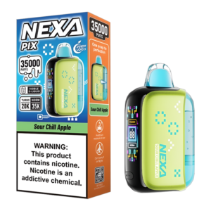 NEXA PIX DISPOSABLE 35K 5CT SOUR CHILL APPLE