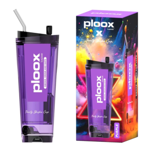 PLOOX X PARTY SHISHA CUP 3 IN 1 HOOKAH - PURPLE