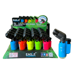 EAGLE ANGLE SINGLE TORCH LIGHTER PT116BN (20CT)