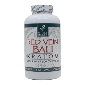 WHOLE HERBS RED VEIN BALI 500CT CAP