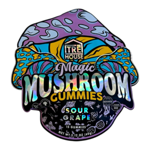 TRE HOUSE MAGIC MUSHROOM GUMMIES ( SOUR GRAPE)