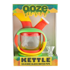 OOZE KETTLE RASTA SILICONE WATER PIPE