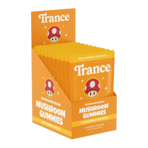 TRANCE MICRODOSE MUSHROOM GUMMIES 10PK ALPHONSO MANGO