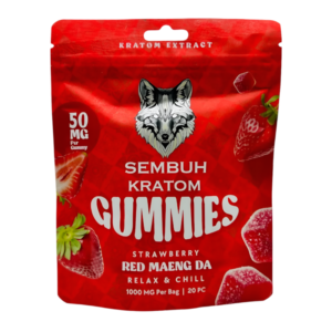 SEMBUH KRATOM GUMMIES 1000MG (20CT)- STRAWBERRY