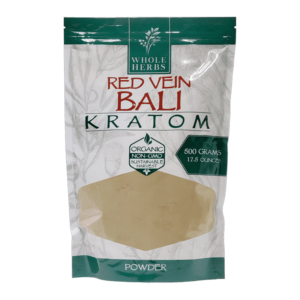 WHOLE HERB RED VEIN BALI 17.5OZ 500GM POWDER BAG