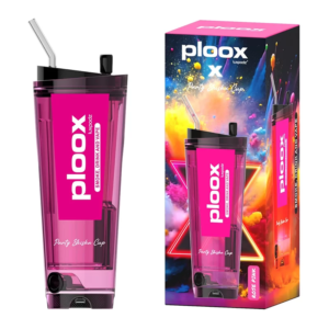 PLOOX X PARTY SHISHA CUP 3 IN 1 HOOKAH - ROSE PINK