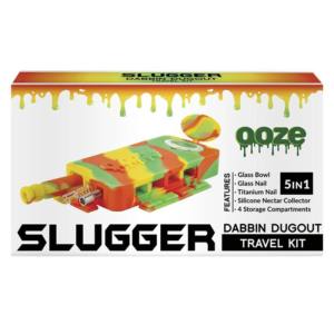 OOZE SLUGGER DABBIN DUGOUT KIT RASTA