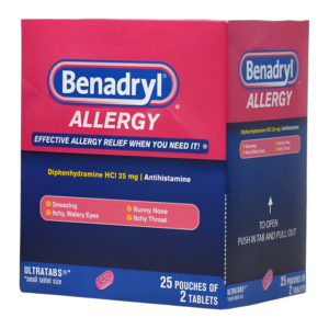 BENADRYL ALLERGY POUCHES  (25CT)