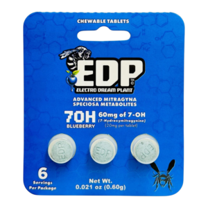 EDP 60MG 7-HYDROXY BLUEBERRY 3CT (12PK)