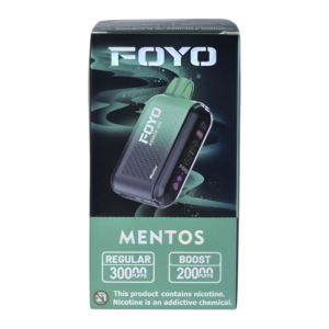 FOYO 30K PUFFS DISPOSABLE 5CT 5% NICOTINE VAPE MENTOS