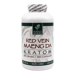 WHOLE HERBS RED VEIN MAENG DA 500CT CAP