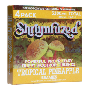 SHRUMFUZED GUMMIES 3200MG TROPICAL PINEAPPLE 4PK - (10CT)