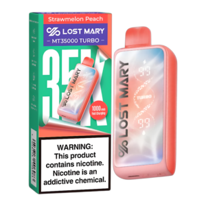LOST MARY 35K TURBO STRAWMELON PEACH 5CT