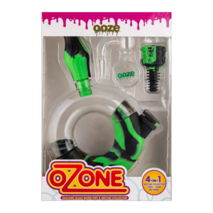 OOZE OZONE SILICONE WATER PIPE - CHAMELEON