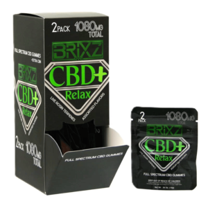 BRIXZ CBD+RELAX GUMMIES (1080MG TOTAL) (15PK)