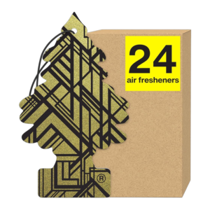 LITTLE TREES CAR FRESHENER GOLD 24CT