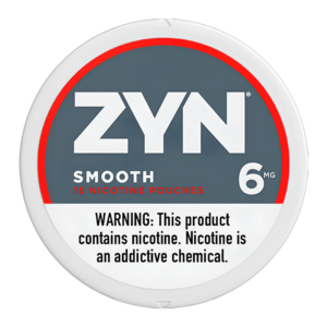 ZYN NICOTINE POUCHES SMOOTH 6MG (5CT)
