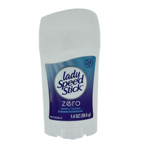 LADY SPEED STICK DEODORANT ZERO SIMPLY CLEAN 1.4OZ