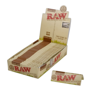 RAW ORGANIC 1 1/4 PAPERS 24CT