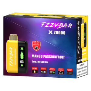 FZZYBAR 20000PUFFS DISPOSABLE MANGO PASSION FRUIT 5% - PACK OF 5
