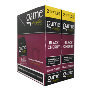 GAME CIGRALLO BLACK CHERRY $1.29 (30CT)