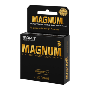 TROJAN BLACK REG MAGNUM  (6PK)