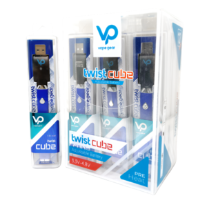 VAPE GEAR TWIST CUBE BATTERY WITH SMART USB BLUE