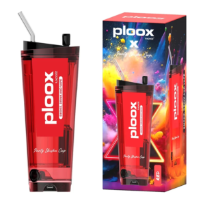 PLOOX X PARTY SHISHA CUP 3 IN 1 HOOKAH - RED