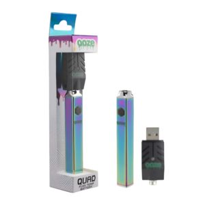 OOZE QUAD BATTERY+USB RAINBOW (500MAH)