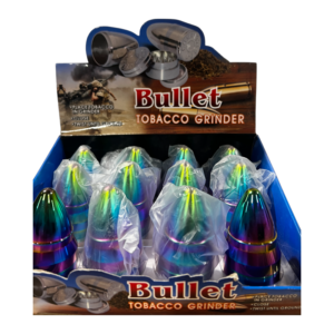 GRINDER 3PT BULLET RAINBOW (12CT) GRZ24852